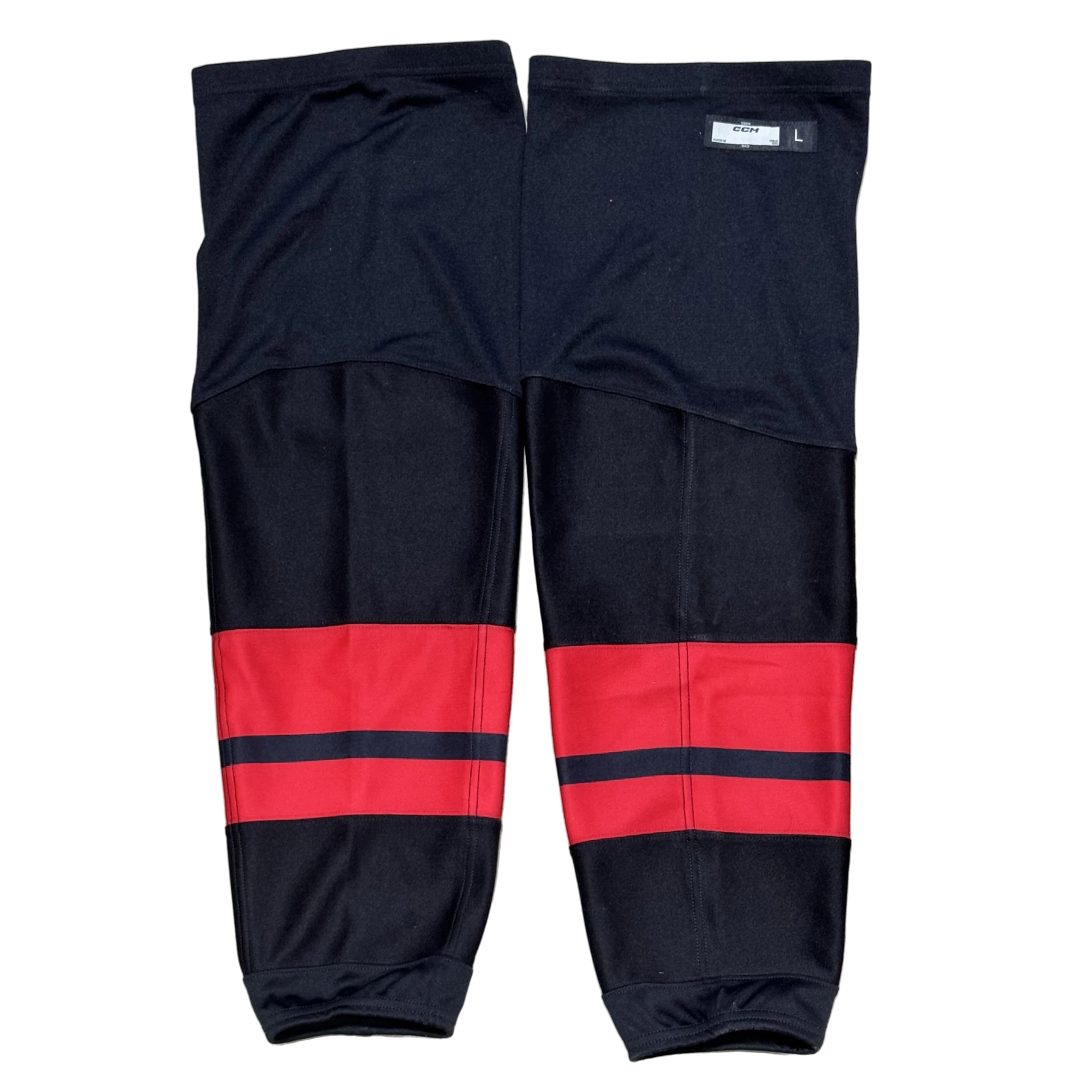 Nouveau - Chaussette de match CCM OHL (noir/rouge)